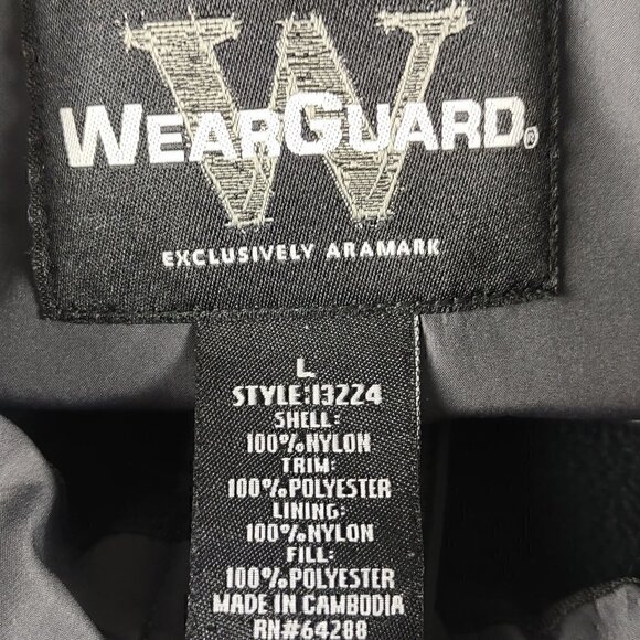 WearGuard Exclusively Aramark Women's Gray Quilted Soft Shell Jacket Size Large - Picture 15 of 16
